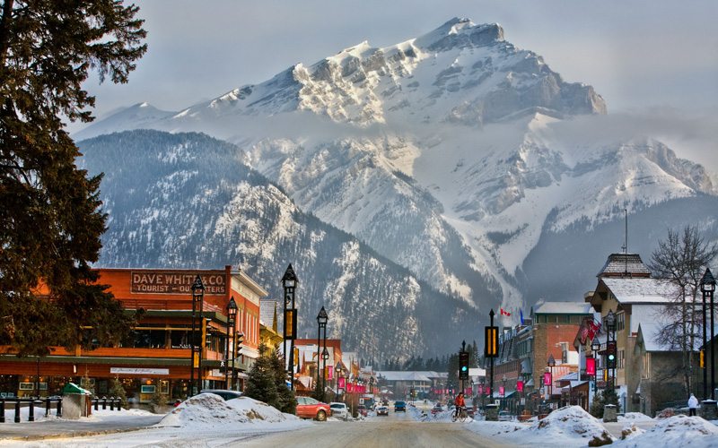 Banff, Canadá, uno de los pueblos de montaña más bonitos del mundo