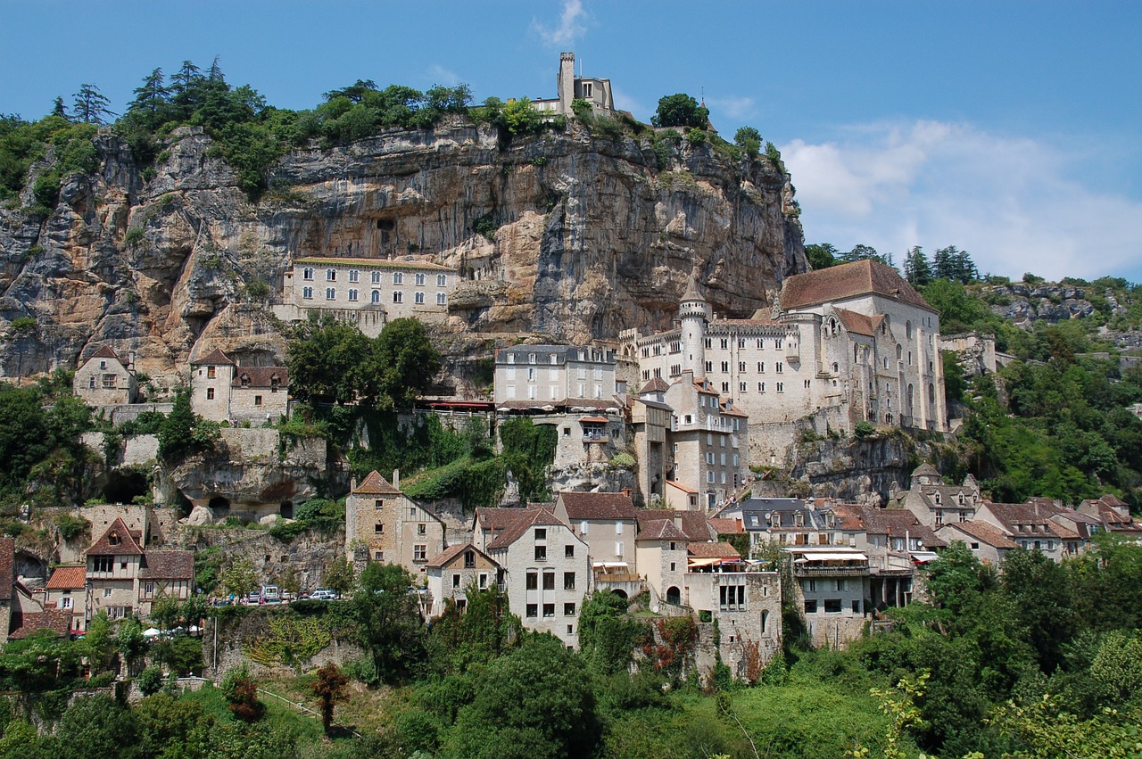 Rocamodour, Francia, uno de los pueblos de montaña más increíbles del mundo